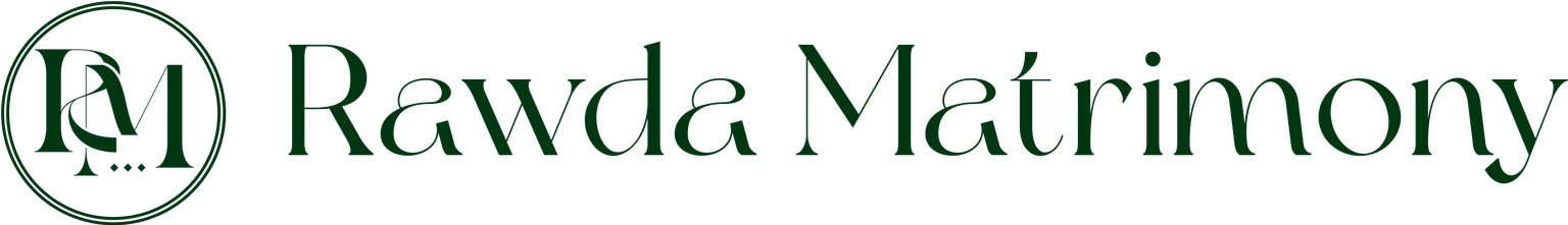 logo agence matrimoniale mulsulmane Rawda Matrimony
