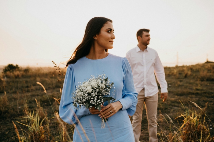 Couple de jeune mariés musulman